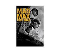 ZBYYFC Impression sur toile Affiche 60 * 80cm Senza Cornice Film d'azione australiano Mad Max Fury Road Poster decorativi in bianco e nero del soggiorno