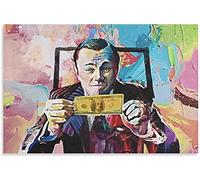 ZBYYFC Peinture d'art de mur de toile 30 * 50cm Senza Cornice Il lupo di Wall Street Picture Print Modern Family Bedroom Decor Posters