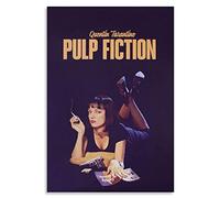 ZBYYFC Toile Peinture 50 * 70cm Senza Cornice Pulp Fiction Movie Classic Movie Poster Arredamento moderno per la casa da letto della famiglia
