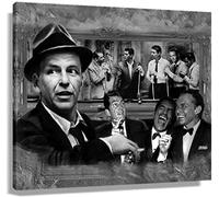 ZBYYFC Toile Peinture 60 * 90cm Senza Cornice The Rat Pack Movie Picture Print Modern Family Bedroom Decor Posters