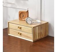 ZBZFGE Boîte de Rangement à tiroirs de Bureau Multicouches en Bois Massif - Classeur de Bureau Armoire Robuste pour étude Bureau Forte capacité portante Solution élégante Fonctionnelle
