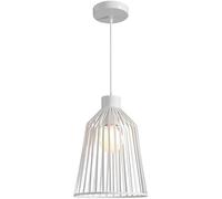 ZBZFGE Chandelier de Style Industriel Retro - Lampada à Globs pour Cuisine, Salon ou Salle à Manger - Chandeliers en Métal avec Feuilles en Acier CRIN