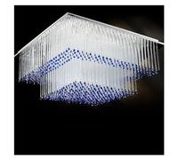 ZBZFGE Chandelier en Cristal de Verre Compatible avec Les salles à Manger, Salle à Diner Plafond de Chandeliers, pour la pièce à Vivre