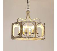 ZBZFGE Chandelier Lamp in Industrial Style with Retro - Compatible for Various Rooms and Decorations