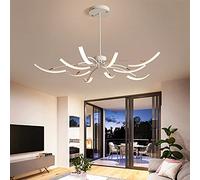 ZBZFGE Chandelier Lumières Modernes compatibles avec Salle d'étude Chambre Coucher Vivant étude de Plafond réglable à LED Moderne, Gardez Les Yeux, Suspendu la lumière