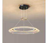 ZBZFGE Chandelier Luxe en Acier Verre Gold Retro Style avec Temps de Lumière Variable Cuisine Salon, Salle à Manger, Chambre