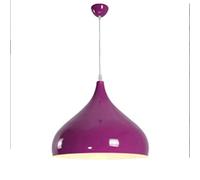 ZBZFGE Chandelier Metal Lampshade Bedroom Decor Light Nordic Style Bedside Adjustable Ceiling Hanging Lamp for Living Room, Kitchen Island, Hotel (Color : Orange, Size