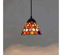 ZBZFGE Chandelier rétro ChandelierCreative Chandelier Européen Chandelier Multicolore Verre Art Decoration Small Chandelier 6 Pouces Chambre de Restauration Convient Hôtel Coffee Hotel