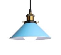 ZBZFGE Classic Industrial Pendant Light - Vintage Metal Chandelier with Hardware Shade for Dining Room, Bedroom, Balcony, Kitchen, and Bar (Pink)