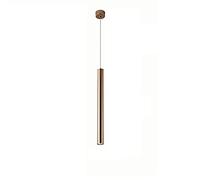 ZBZFGE Creative Golden Bar Counter Cylindrical Spotlight Long Tube Pendant Ceiling Lamp Height Adjustable Chandelier for Kitchen Island (Color : White Light-6000k