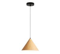 ZBZFGE European Metal Chandelier Nordic Style Adjustable Pendant Lights Personalized Fashion Fixture Creative Hanging Lamp for Kitchen, Bedroom, Dining Room, Restaurant(Wood Color,32cm)