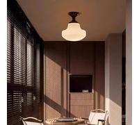 ZBZFGE Français Vintage Livre Rayures La Nuance de Plafond Loulonnets Blancs Ferme des plafonniers luminaires à Chasse d'eau Monte