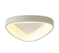 ZBZFGE Lampe Triangulaire Motif géométrique Moderne plafonnier DIMM LED Chasse d'eau au Plafond pour la Cuisine de Salle à Manger, Taille: Blanc (lumière Blanche) 32 cm