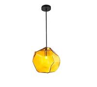 ZBZFGE Lustres, Pierre 1 lumière m- Pendant en Verre coloré éclairage plafonnier Lampe de Table d'éclair