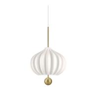 ZBZFGE Pendante en Verre d'art Italien, Creative Creative Mait Blanc Matte Verre Mat Chandelier Plafond décoratif Assaleurs Suspendus