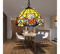 ZBZFGE Pendante Lumière pour l'îlot de Cuisine Fleurs Florales Flombs Treading Farmhouse Hanging Light with Chain Swag Dining Room Hallway Closet, 12 Pouces