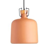 ZBZFGE Pendre Classical Lampe V-Intage Metal Ajustement Associable Aménagement en Bois Moderne Décoration de Plafond Compatible avec la Cuisine intérieure Rustique, Hanging Light (Orange, 13.7