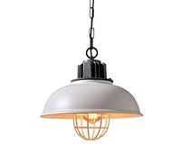 ZBZFGE rétro Industriel Pendant métal en Forme Couvercle Fer Lampe pellicule d'éclairage plafonnier Compatible avec la de Restauration décoration Moderne LED cha, Han