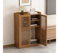 ZBZFGE Routeur WiFi sur Pied, Armoire de Rangement cachée, éères réglables, Gestion des câbles Ventilation de Grande capacité pour la Maison Le Bureau (Blanc 59x25x67cm)
