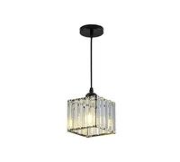 ZBZFGE Salon carré américain sans Principale K9 Crystal Office Milk Tea Coffee Shop Lampe Cuisine Salle à Manger Staircase Light ， Iron Utilitaire Room Chandelier