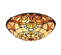 ZBZFGE -Style Victorian 3-Light Fixture Lamp, 16 inch Ceiling Pendant for Living Study Dining Room