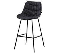 ZBZFGE Tabouret de Tabouret de Bar Tabouret, tabourets de Tabouret de 30 Pouces de Hauteur avec des Jambes en métal Repose-Pieds, chaises de Bar en Cuir PU pour Le Petit déjeuner de l'île