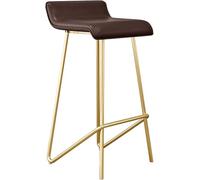 ZBZFGE Tabourets de Bar tabourets de comptoir à Hauteur avec Dos, chaises de Bar rembourrées avec Faux Cuir rembourré Repose-Pieds, Tabouret de Bar pour l'île Kitchens, Rustique, 330 LB