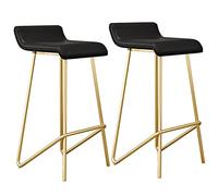 ZBZFGE Tabourets de Bar tabourets de comptoir à Hauteur avec Dos, chaises de Bar rembourrées avec Faux Cuir rembourré Repose-Pieds, Tabouret de Bar pour l'île Kitchens, Rustique, 330 lbs