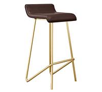 ZBZFGE Tabourets de Bar tabourets de comptoir de Hauteur avec Dos, chaises de Bar rembourrées avec Faux Cuir rembourré Repose-Pieds, Tabouret de Bar pour l'île Kitchens, Rustique, 330lbs