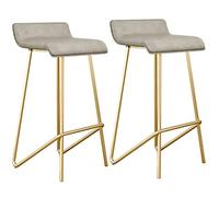 ZBZFGE Tabourets de Bar tabourets de comptoir de Hauteur avec Dos, chaises de Bar rembourrées avec Faux Cuir rembourré Repose-Pieds, Tabouret de Bar pour l'île Kitchens, Rustique, 330 LB