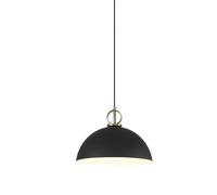 ZBZFGE Vintage Industrial Semicircle Dome Metal Pendant Light Yellow, Dining Room Table and Kitchen Island