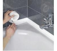ZC SHOP-STORY - Rouleau de Joints Adhsifs Cuisine et Salle de Bain paisseur 3.8cm Longueur 3.2m Blanc JOINT D\'ETANCHEITE
