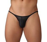 ZC8bdbd Slip en dentelle pour homme taille basse sexy en maille transparente