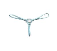 ZC8bdbd String pour homme avec sangle Jock Strap O-Rings G-Strings Trou Micro String Homme Sous-vêtements Culotte Dos en T, bleu, X-Large