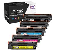 ZCBHGYVF 5 Pack CF210X 131x Ensemble de Cartouches de Toner Noir Compatible avec Les imprimantes M251 M276N NW