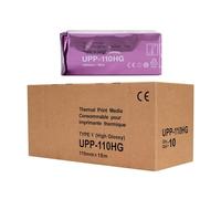 ZCBHGYVF Échographie Impression en Papier média UPP-110Hg Compatible avec l'imagerie vidéo à l'hôpital Compatible avec Les imprimantes UP-D895 et UP-897MD(1 Roll)