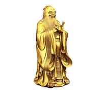 ZCBYBT Confucius Ornements en Bronze Cadeaux De Vacances des Enseignants Décorations D'Étude De Bureau, 4.5L * 4.5W * 11H Cm