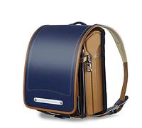 ZCBYBT Ransel Randoseru PU Cuir Japonais Boîte Cartable Fermeture Automatique Sac À Dos Léger pour Filles Garçons,27 * 19 * 35Cm,#5