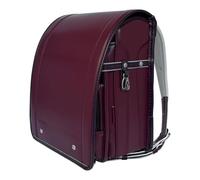 ZCBYBT Sac à Dos Japonais randoseru ransel garçons and Girls Verrouillage Automatique des Sacs d'école en Cuir PU imperméable PU,Rouge,35 * 20 * 27cm