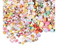 Zcbzbn Lot de 100 Charms décoratifs en résine, Charms à dos plat pour DIY, scrapbooking, bricolage et accessoires ménagers