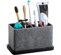 ZCCZ Porte Brosse à Dents, Support Electrique Organisateur Salle de Bain pour Dentifrice, Fil Dentaire, Rasoir, Peigne, Pinceaux Maquillage et Accessoires