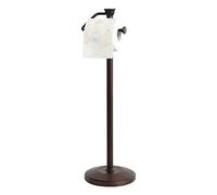 ZCCZ Support Papier Toilette sur Pied, Porte Rouleau Séparé de 5 Rouleaux, Dérouleur et Support Bronze