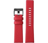 ZCCZJS 24m 26 mm 28 mm Bande de montre en cuir pour diesel dz7395 DZ7370 DZ7257 DZ7430 Watch Band Watch Soft Cowhide Sold Rivet pour les hommes femmes