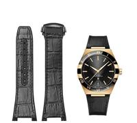 ZCCZJS 25-14 mm pour Constellation Double Eagle Series Watchband Manhattan Rubber Cowhide Male Observatoire Brave