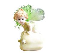 ZCCZJS Angel Flower Fairy Statue Sculpture Doll Elf Baby Statuette Figurine Modern Home Decor Cake Car Decoration Ornement Child's Child's Chriatmas Gifts, 7