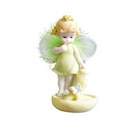 ZCCZJS Angel Flower Fairy Statue Sculpture Doll Elf Baby Statuette Figurine Modern Home Decor Cake Car Decoration Ornement Children's Chriatmas Gifts, 10