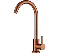 ZCCZJS Bianbhuo Kitchen Taps Black Kitchen Robinet Bracks Brackshed Gold Gold Steelrawing Golden Hot and Cold Water Robinet Mixer Pap Accessoires, 2