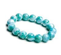 ZCCZJS Blue naturel Larimar Gemstone Male