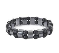 ZCCZJS Bracelet d'huile essentielle pour les femmes, 6 mm 8 mm 10 mm 12 mm 14 mm Bracelet de pierre de lave bracelets élastiques 19cm