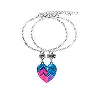 ZCCZJS Bracelets de la célébration de juillet Bracelet Set Independence Day Doux Cerramic Perle Pearl Boucles d'oreilles